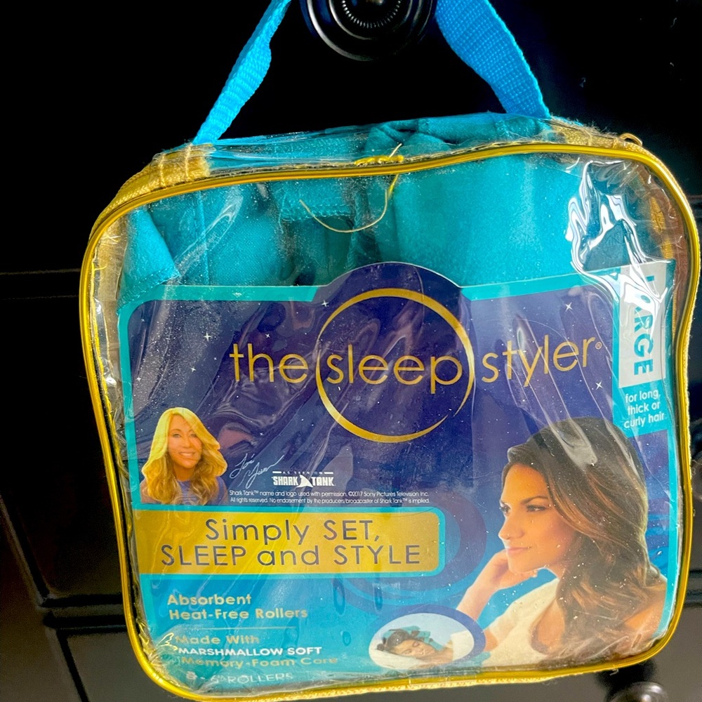 As seen on Tv hair curlers. Sleep in them and wake up with gorgeous curly hair.
